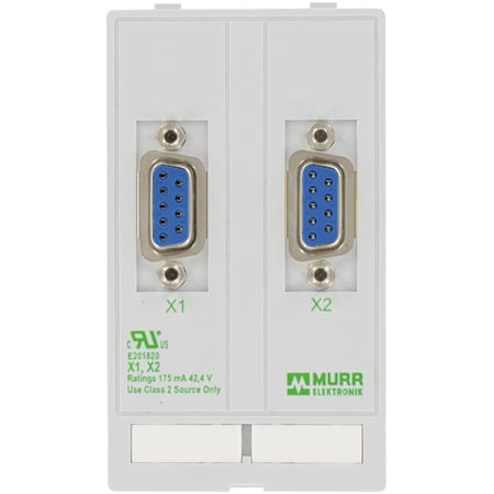 Murrelektronik MODLINK MSDD DBL COMBI INSERT USA 2XNEMA 5-15, GFCI+1xRJ45 fem./fem.+1 4000-68000-0200000